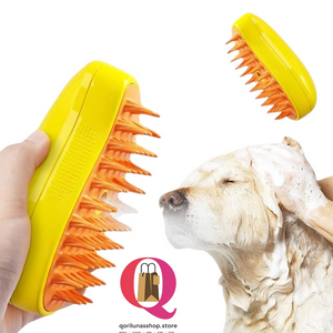 Cepillo a Vapor RECARGABLE 3 en 1 para Mascotas